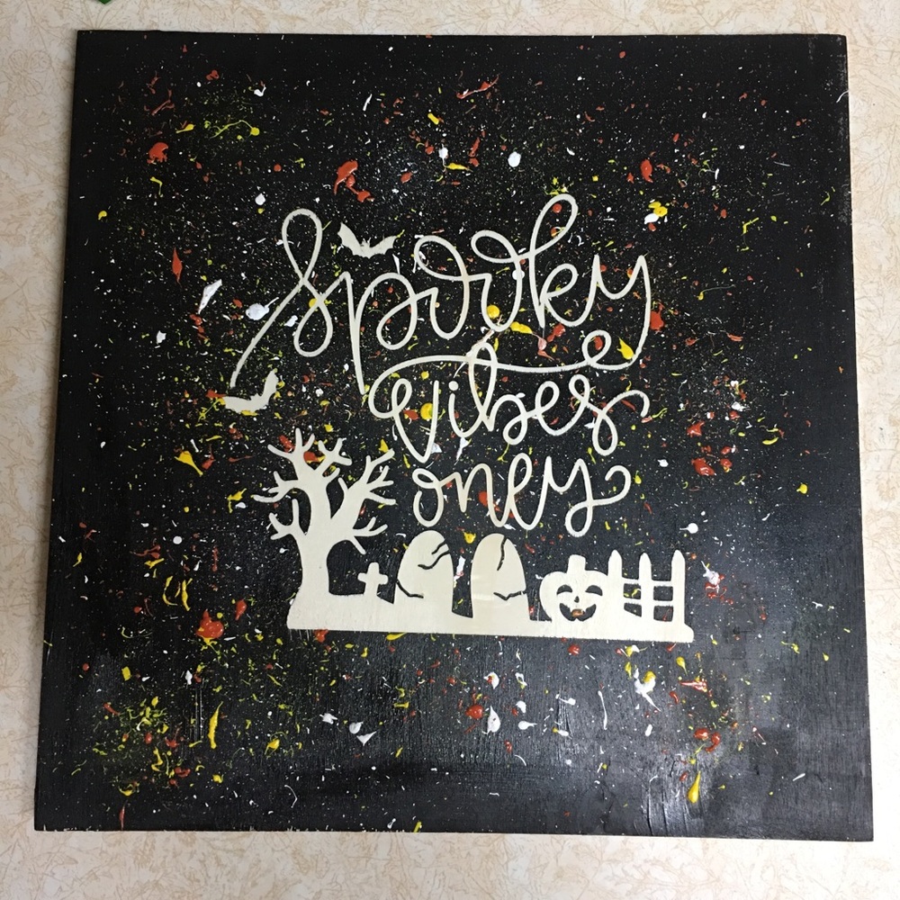 Customized Halloween sign